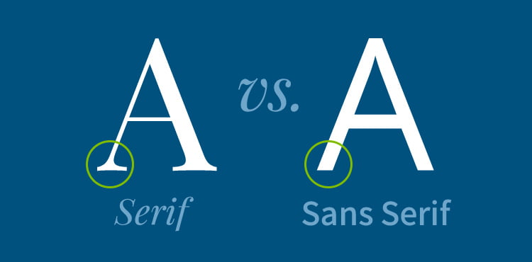 Serif vs. San-serif