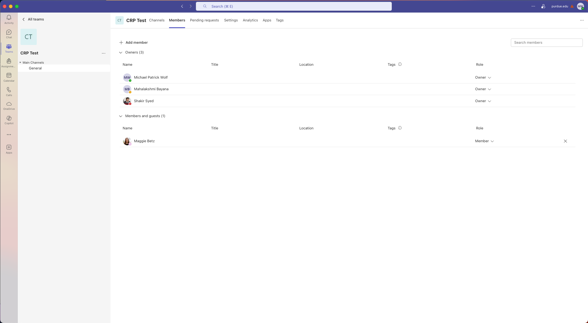 View Members